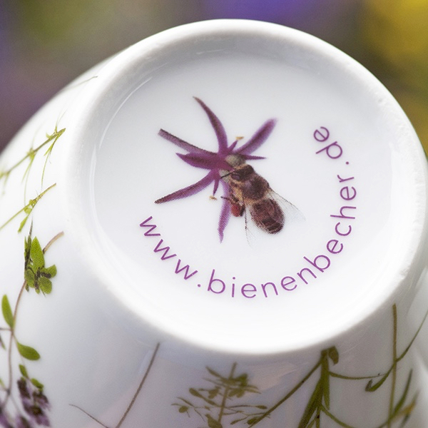 Bienenbecher Bodenmarke